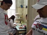 Белорусские фанаты сдали кровь для воинов АТО