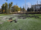 Внаслідок ракетного удару росії по Києву пошкоджено тренувальну базу «Зорі» (ФОТО)