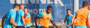 Brian Ceballos held his first training session with Dynamo (PHOTOS)
