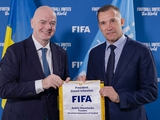 Andriy Shevchenko: "Mr Infantino has confirmed his support"