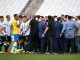 Скандал! Матч Бразилия — Аргентина остановлен из-за так называемого «медицинского протокола». Судьбу встречи решит ФИФА