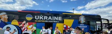 Die ukrainische Nationalmannschaft trifft zur Euro 2024 in Deutschland ein (FOTOS, VIDEO)