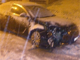 Бывший форвард «Динамо» разбил на снегу автомобиль