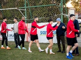 Мирча Луческу посетил тренировку бухарестского «Динамо»