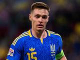Цыганков впервые вывел сборную Украины с капитанской повязкой