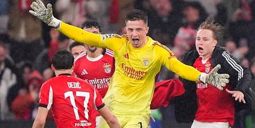 Гол Трубина в матче «Бенфика» — «Реал»