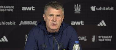 Украина — Албания — 1:0. Пресс-конференция. Сергей Ребров: «Вы не думайте, что я держусь за это место»