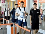 Die ukrainische Nationalmannschaft ist in Bremen eingetroffen 