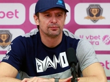 "Dnipro-1 gegen Dynamo - 1:2. Pressekonferenz nach dem Spiel. Shovkovskiy: "Wir haben dem Gegner das erste Tor geschenkt" (VIDEO