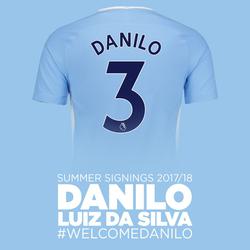 Данило будет играть в «Ман Сити» под 3-м номером (ФОТО)