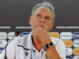 Журналісти бойкотували прес-конференцію головного тренера збірної Вірменії після матчу з Україною, вимагаючи його відставки