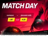 «Карабах» — «Динамо»: поєдинок дня в BETKING