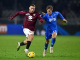 Torino - Empoli - 1:0. Mistrzostwa Włoch, 16. kolejka. Przegląd meczu, statystyki