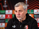 Head coach of Rennes: "In the return match against Shakhtar we will need to be smart enough not to risk our chances.