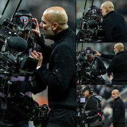 Гвардиола набросился на оператора возле поля после поражения «Манчестер Сити» от «Ньюкасла» (ФОТО)