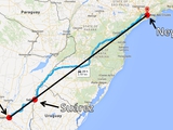 Интересный факт: места рождения Лионеля Месси, Луиса Суареса и Неймара находятся на одной географической линии