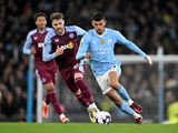 Man.City - Aston Villa - 4:1. English Championship, 31st round. Match review, statistics