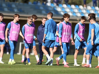«Динамо U-19»: передматчеве тренування до гри з «Атлетіко U-19»