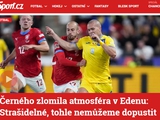 "Fortunately, the Ukrainians scored only one goal with the score 3-1" - Czech media about the match with Ukraine