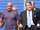 Ющенко посестил стадион "Металлист" и похвалил Харьков