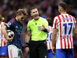 Экс-арбитр ФИФА прокомментировал назначенные и отмененный пенальти в матче «Атлетико» — «Арсенал»