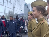 Russia Clinic. The Cuban national team was welcomed in Volgograd by cassocksmen in USSR military uniforms. And a balalaika (VIDE