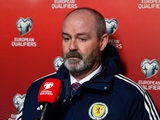 Euro 2024 qualifying round. Scotland v Spain 2-0, after the match. Clarke: "We made a step forward, but it's only six points.