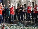 Фанаты «Арсенала» устроили беспорядки в центре Милана (ВИДЕО)