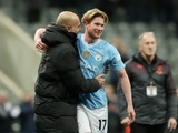 Josep Guardiola: "I don't want De Bruyne to leave Manchester City"