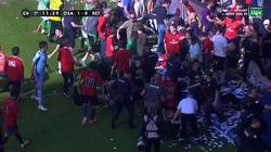  Во время матча «Осасуна» — «Бетис» произошло обрушение заграждения на трибуне