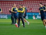 Die ukrainische Nationalmannschaft beim Training in Prag am Tag des Spiels gegen Nordmazedonien: FOTO, VIDEO