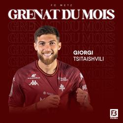 Цітаїшвілі визнаний найкращим гравцем «Меца» у грудні