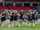 Ukraine's national team trained in full strength the day before the match with Malta
