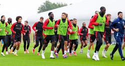 In the opponent's camp. Three players of the Belgian national team are still training separately from the general group