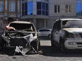 Автомобиль Олейника умышленно подожгли двое неизвестных