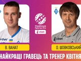 Vladislav Vanat and Alexander Shovkovskiy — the best player and coach of April