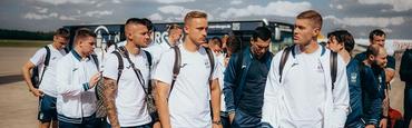 Ukrainische Nationalmannschaft absolviert Abschlusstraining in Deutschland und reist nach Polen