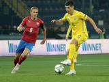 Руслан Малиновский — лучший игрок матча Украина — Чехия