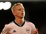 Zinchenko was not included in the application for the second match of Arsenal in a row
