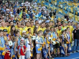 Сборная Украины провела открытую тренировку на Олимпийском ( фото, видео)