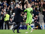 Ancelotti linked up with Lunin after news of Courtois' new injury