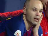Иньеста завершал свой последний матч за «Барселону» со слезами на глазах (ВИДЕО)