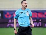 Чемпіонат України. Став відомий головний арбітр матчу «Динамо» — «Зоря»