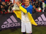 Евгений Коноплянка - обладатель Кубка Лиги Европы (фото)