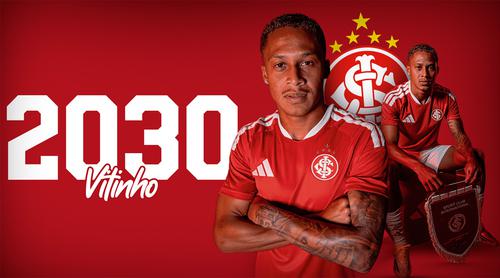 Официально. Витиньо подписал контракт с «Интернасьоналом» до 2030 года