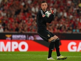 Trubin has played without conceding a goal for Benfica