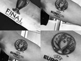 Марк Клаттенбург сделал татуировки в честь финалов Лиги чемпионов и Евро-2016 (ФОТО)