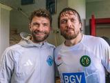 Дві легенди: Мюллер сфотографувався з Усиком (ФОТО)