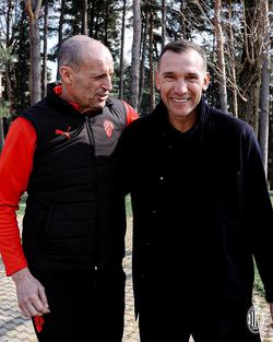 Андрій Шевченко відвідав тренування «Мілана» (ФОТО)