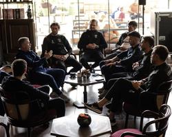 Тренерський штаб «Вереса» зустрівся із Ребровим (ФОТО)